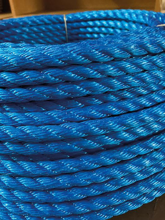 Polypropylen-Seil blau gedreht 114 mm x 220 m
