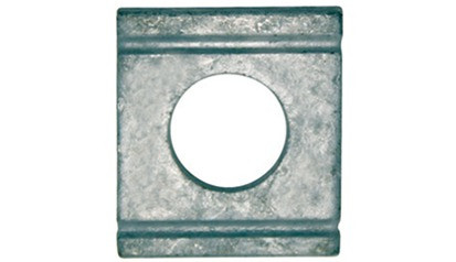 Vierkantscheibe DIN 434 - 100HV - Stahl - feuerverzinkt - M10=11mm