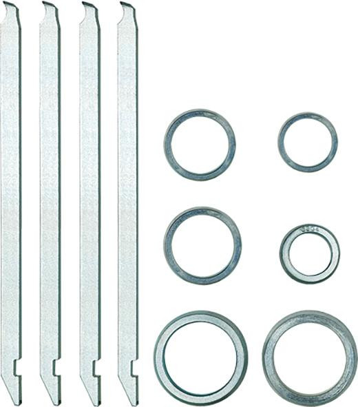 Haken für Abzieher Satz 70-1, 4 Stück, mit 6 Abstützringen KU 70-712