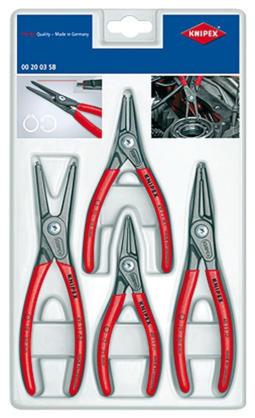 Seegerring-Zangen-Set 10 (12) 60 mm 4-teilig
