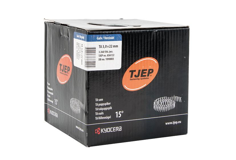 TJEP TA30/19 Coil-Rillennägel/Dachpappnägel verzinkt 15°