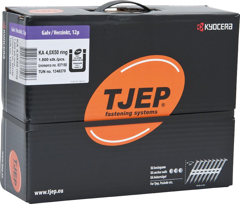TJEP KA 40/40 Ankernagel feuerverzinkt 40mm 34°