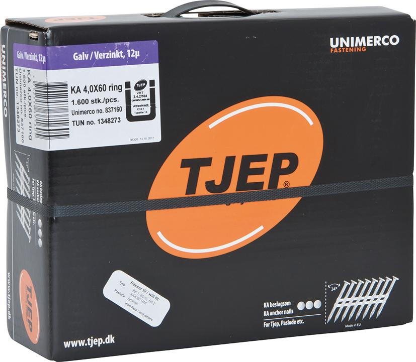 TJEP KA 40/60 Ankernagel verzinkt 60mm 34°