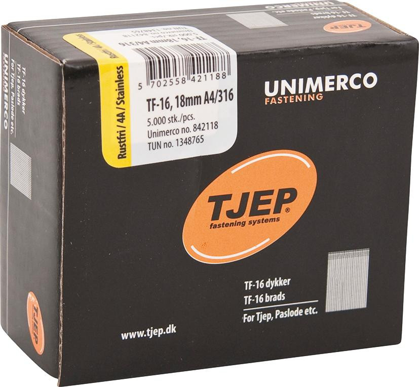 TJEP TF-16 Brads 50mm rostfrei A4 0°