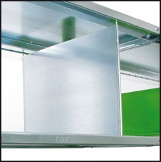 RECA Abteilungstrennblech für Steck- und Anbauregal 400 x 400 mm (PAK = 4 ST)