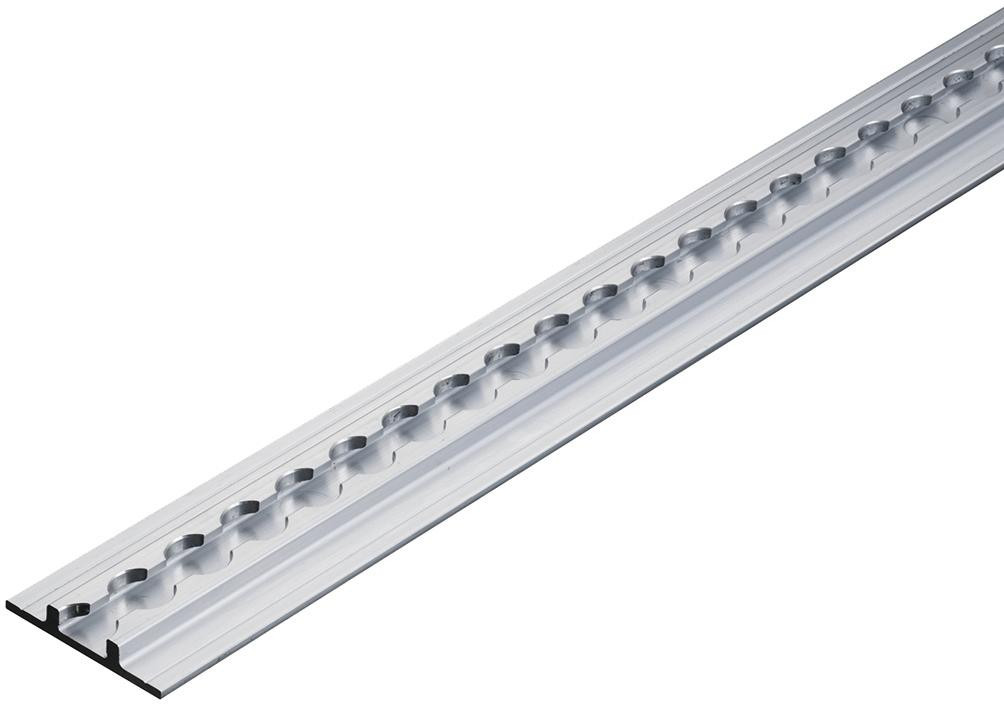RECA MAXMOBIL Airline-Schiene 52 x 11 mm - Zuschnitt 1000 mm, mit Flansch XAS.52X11-10-R
