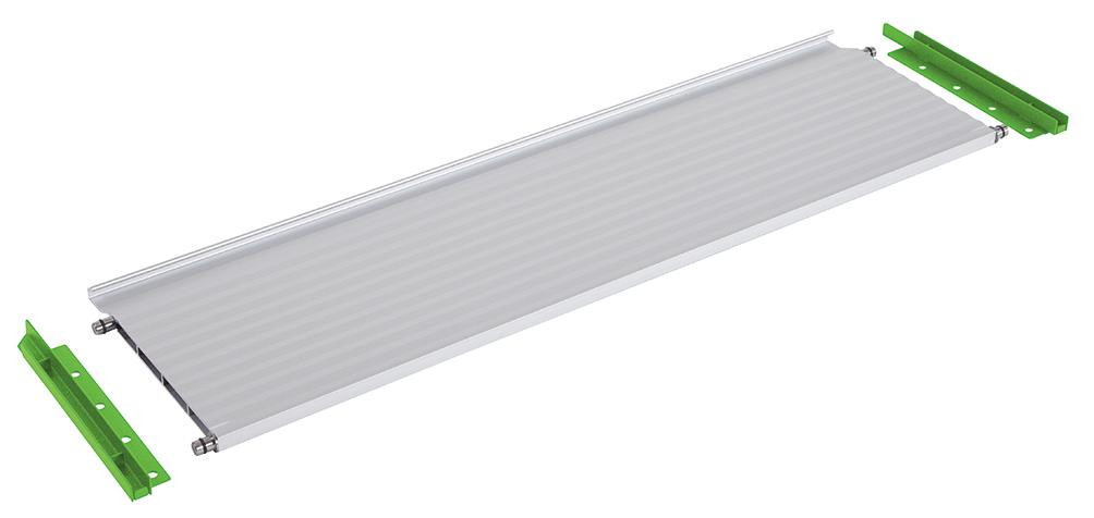 RECA MAXMOBIL Aluminium-Klappe 211-735 mm, inklusive Montagesatz, Klappenführung RAL 6018 Struktur AK.20-73-R