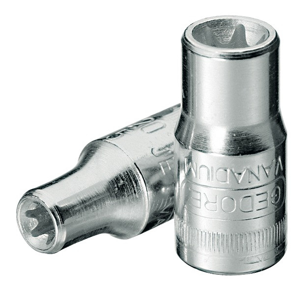 GEDORE Steckschlüssel-Einsatz, Aussen-TX TX 20 E 6, 1/4"-Antrieb