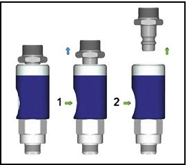 DL-Sicherheitskupplung DN 7,4 AG 1/2"