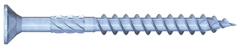 DNS® Spanplattenschraube - Senkkopf - Teilgewinde - verzinkt blau - 6 X 80 - TX30 - ETA 11/0106