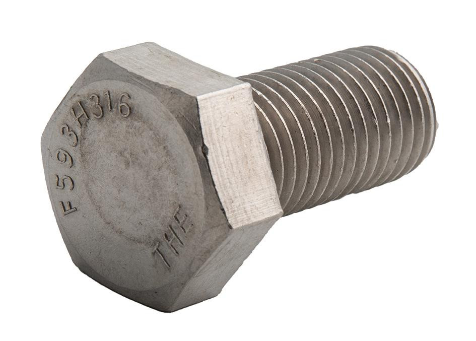 Sechskantschraube ASME-B18.2.1 - F593H - blank - 3/4 ZO - 10UNC X 2 ZO