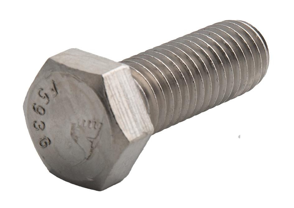 Sechskantschraube ASME-B18.2.1 - F593G - blank - 3/8 ZO - 16UNC X 3/4 ZO