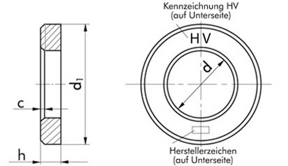 HV-Scheibe flach EN 14399-6 - feuerverzinkt - M30