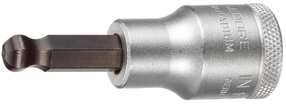 GEDORE Schraubendrehereinsatz 1/2" Kugelkopf Innen-6-kant 6 mm -IN 19 K 6- Nr.:2219336