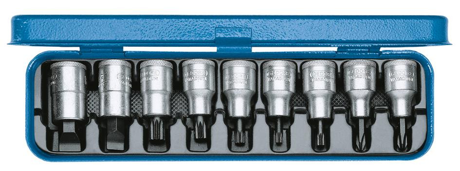 GEDORE Schraubendreher-Satz 1/2" 9-teilig IS-PH-XZN -INX 19 PM- Nr.:6150050