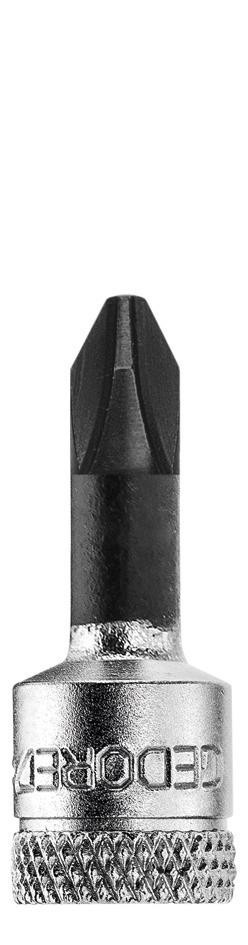 Kreuzschlitz-Schraubendr.-Einsatz GEDORE Vanadium, 1/4" Antrieb IKS20-2 /Gr.2PH