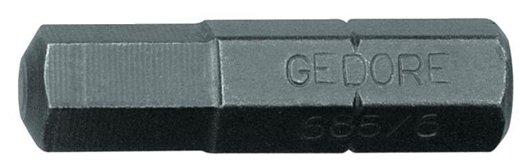 GEDORE Schraubendreherbit 1/4", (PAK = 10 ST), Innen-6-kant 6 mm -685 6 S-010- Nr.:6539340
