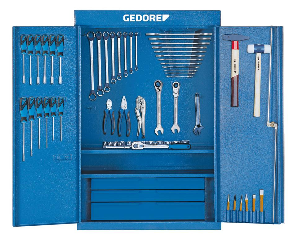 GEDORE Werkzeugschrank mit Sortiment S 1400 G -1400 G- Nr.:6613250