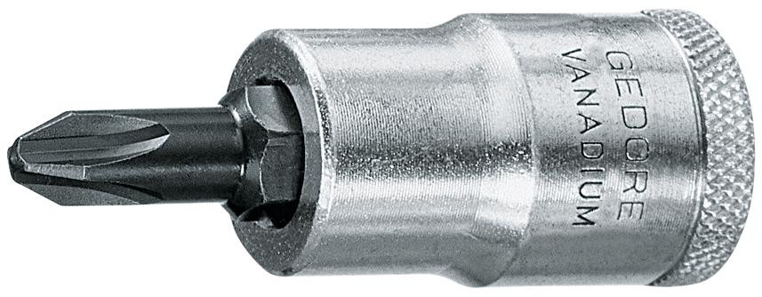 Kreuzschlitz-Schraubendreher-Einsatz 1/2" Antrieb Größe PH3 GEDORE IKS19-3PH