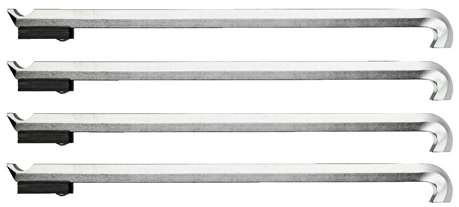 GEDORE Abzughaken-Satz, 4 Stück und 4 Abstützringe 236 mm -1.29/45- Nr.:8110250