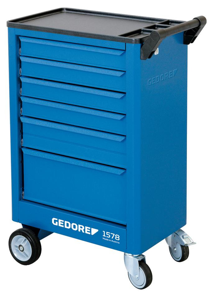 GEDORE Werkzeugwagen mit 6 Schubladen -1578- Nr.:9018140