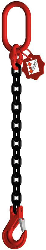 Kettengehänge 1-Strang 0,5 m 6 mm 1,12 t