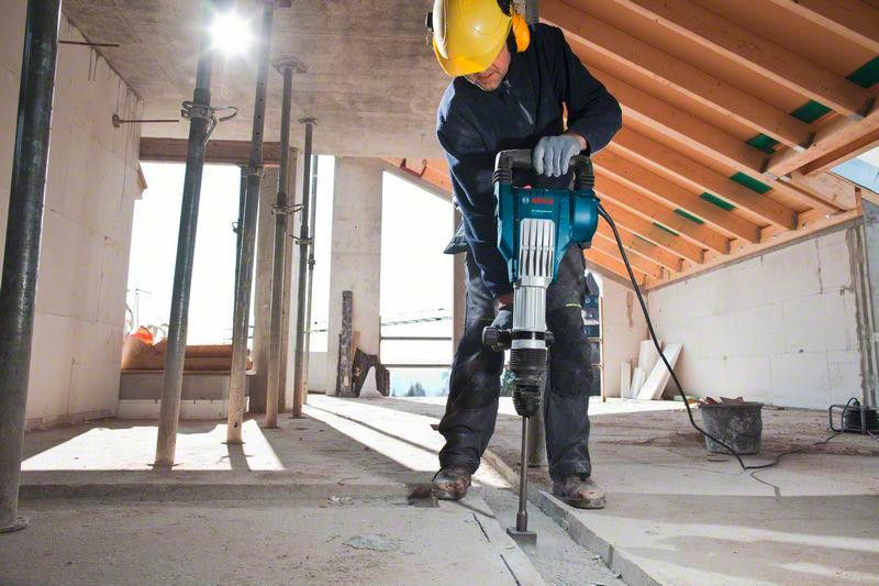 Schlaghammer mit SDS max GSH 11 VC, mit Zusatzgriff