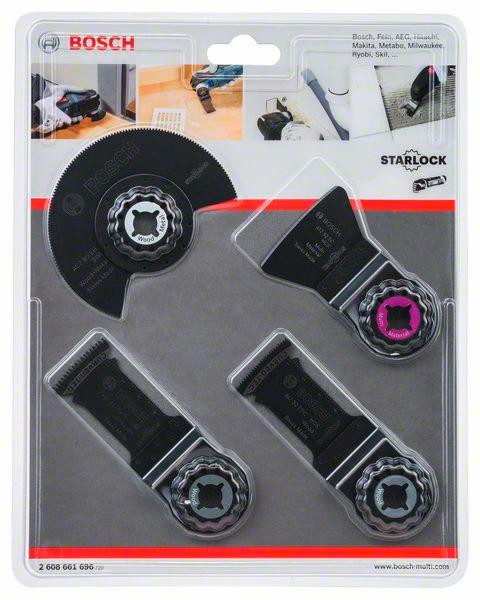Starlock Boden-/Einbau-Set, 4-teilig, bestehend aus Werkz. für Fußbodenarbeiten
