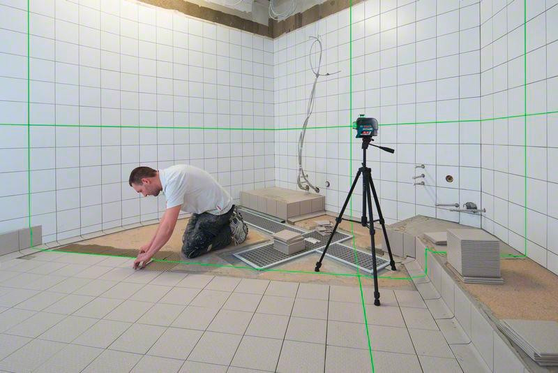 Linienlaser GLL 3-80 CG, mit 1 x 2.0 Ah Li-Ion Akku, Halterung BM 1, L-BOXX