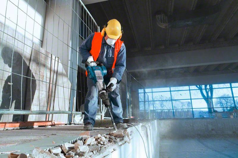 Schlaghammer mit SDS max GSH 11 VC, mit Zusatzgriff