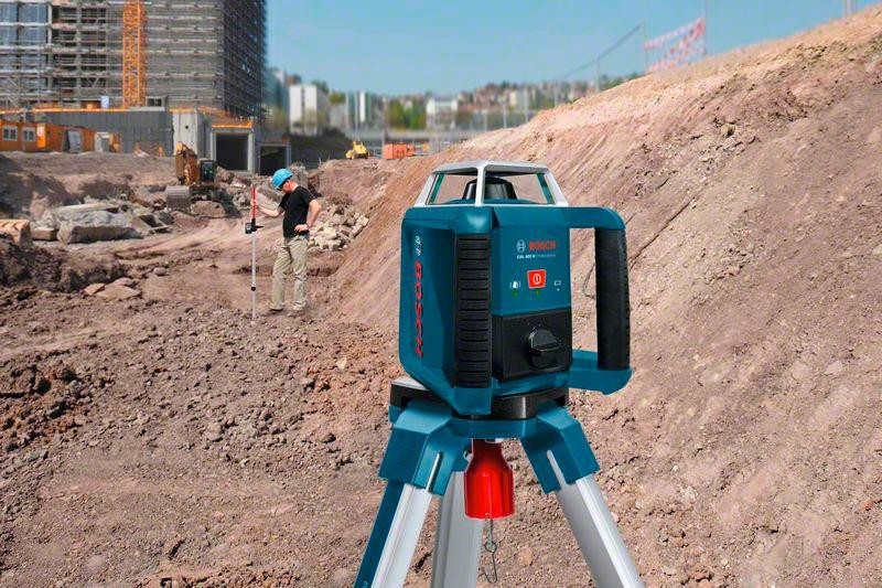 Rotationslaser GRL 400 H, mit Laserempfänger LR 1 und Transportkoffer