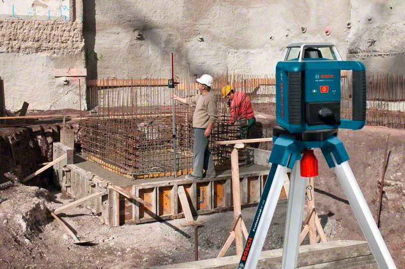 Rotationslaser GRL 400 H, mit Laserempfänger LR 1 und Transportkoffer