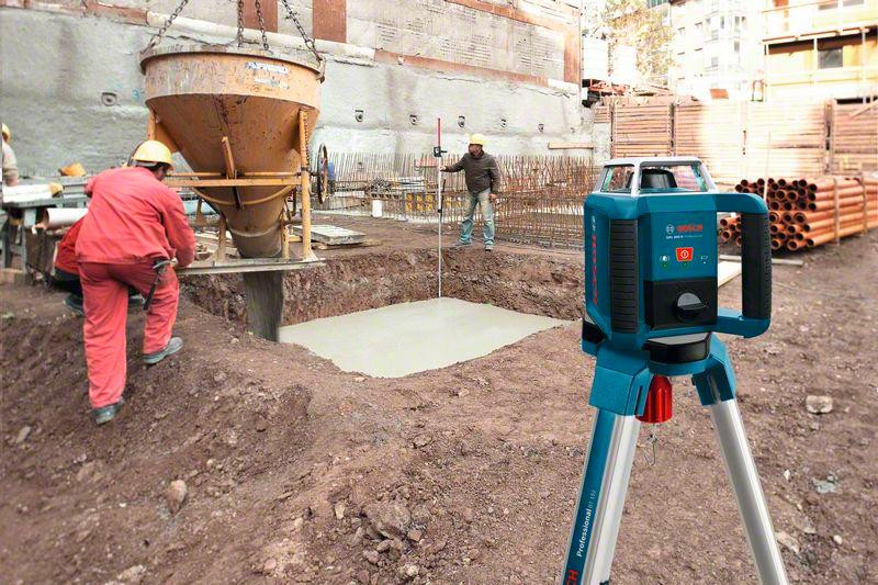 Rotationslaser GRL 400 H, mit Laserempfänger LR 1 und Transportkoffer