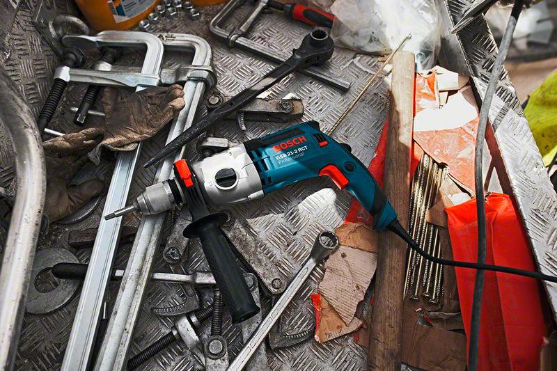 Schlagbohrmaschine GSB 21-2 RCT, mit Handwerkerkoffer
