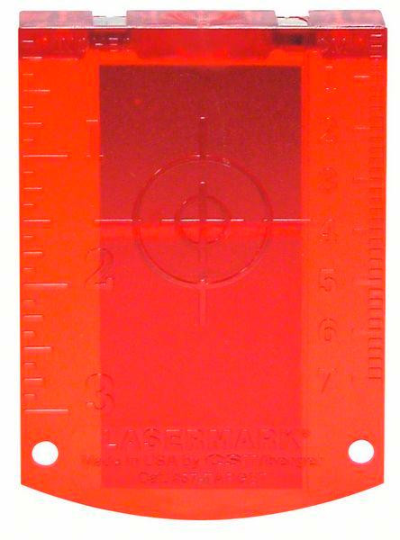 Laserzieltafel rot
