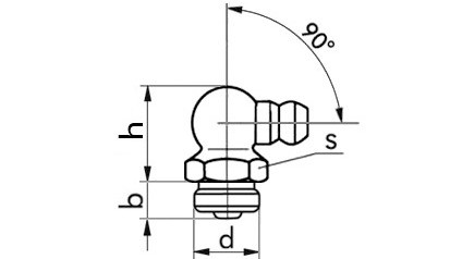 Kegelkopf-Schmiernippel, HZ4/H3 Gewinde: M10 x 1 Edelstahl rostfrei A2