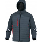 Jakna DELTA iz softshell poliestra/elastana Motion siva Vel. S