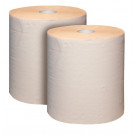Čistilni papir 2-slojni naravni 36 x 38 cm 2 zvitka/paket = 2000 listov