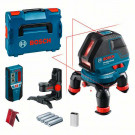 Boschev linijski laser GLL 3-50, z laserskim prejemnikom LR2, univerzalno držalo BM1, L-BOXX