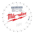 MILW.ŽAG.LIST.LES 165/20MM Z24 WZ