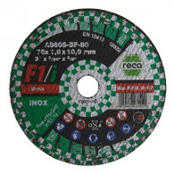 RECA rezalna plošča F1/ Inox ravna premer 76 mm debelina 1,0 mm vrtina 10 mm