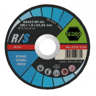 RECA rezalna plošča R/S ravna premer 125 mm debelina 1,5 mm vrtina 22,23 mm