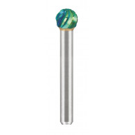 RECA ultra karbidni rezkarji sferične oblike premer x dolžina 10 x 8 mm s pecljem 6 mm